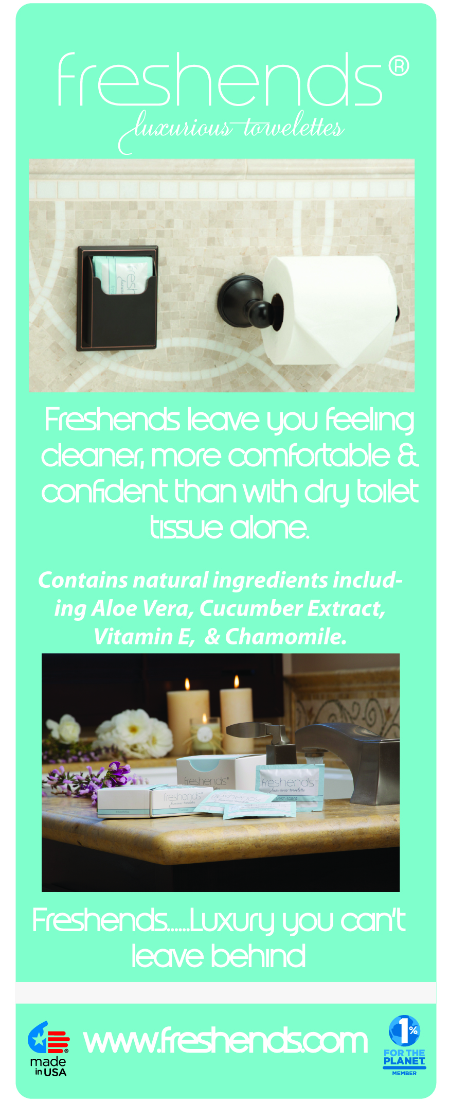Freshends Luxurious Towelettes Freshends Luxurious Towelettes